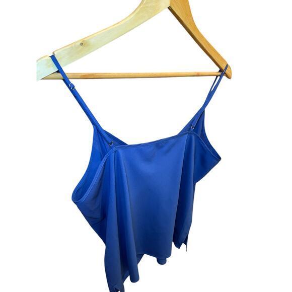 NWOT Veronica Beard Blue 100% Silk Camisole Blouse, Adjustable Straps 10 - Picture 9 of 15